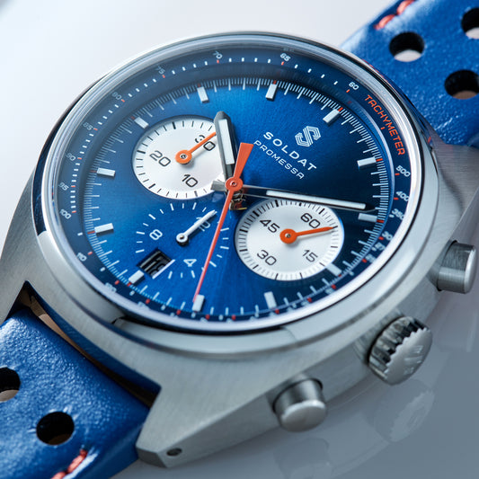 Soldat Automatic Chronograph 'True Blue'